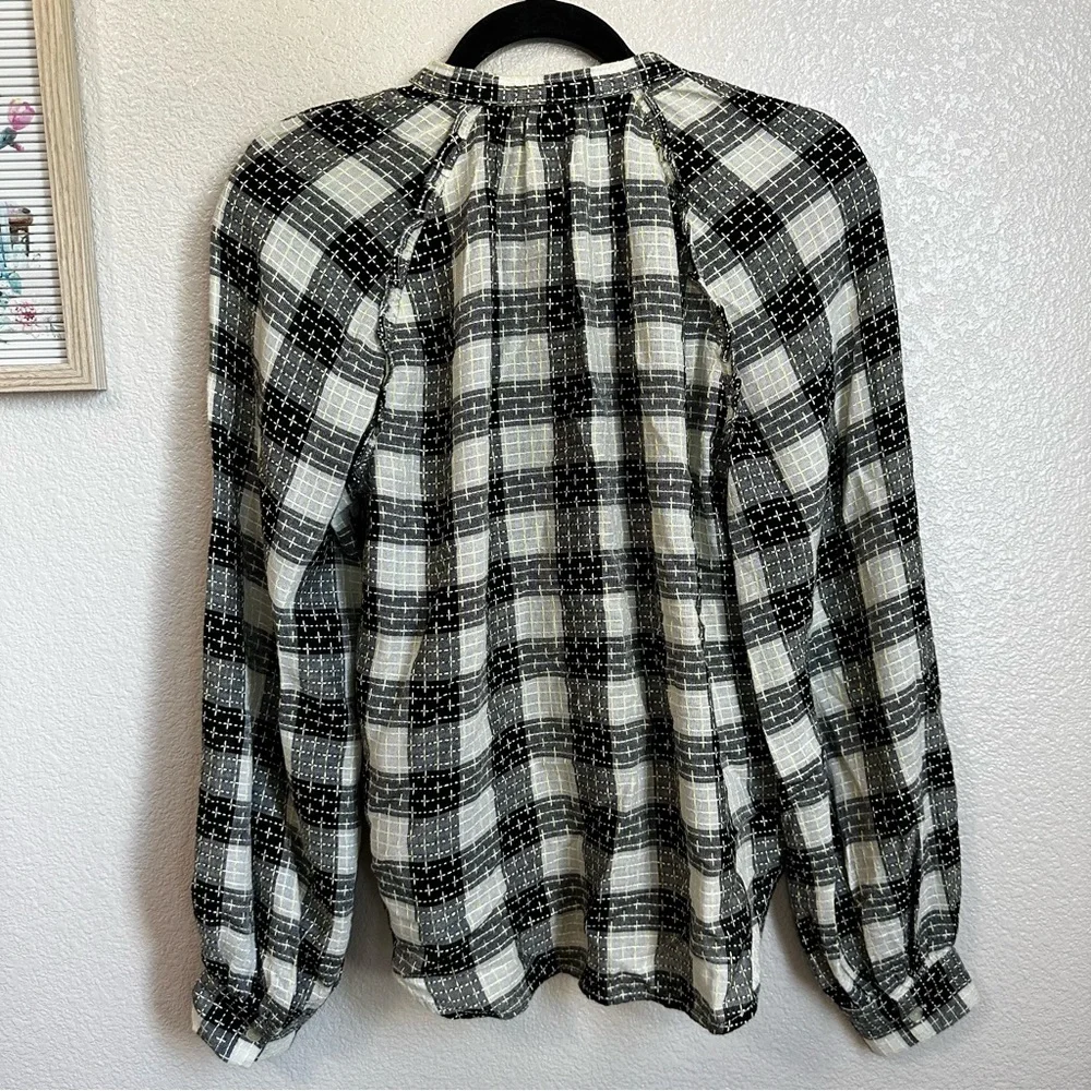Anthropologie Pilcro and‎ the Letterpress Breezy Buttondown Shirt Sz S - Picture 9 of 13